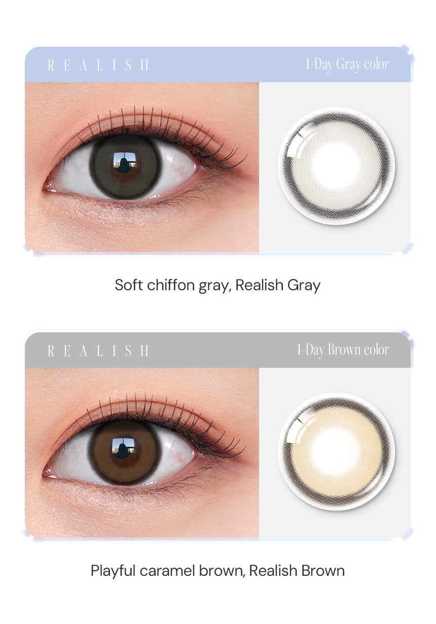 O-Lens Realish Gray | Daily 5 Pairs