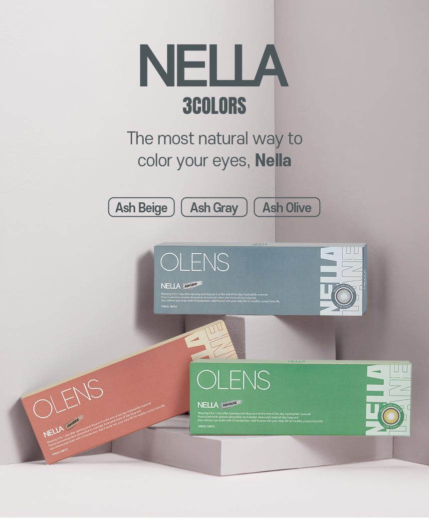 O-Lens Nella Ash Beige | Daily 5 Pairs