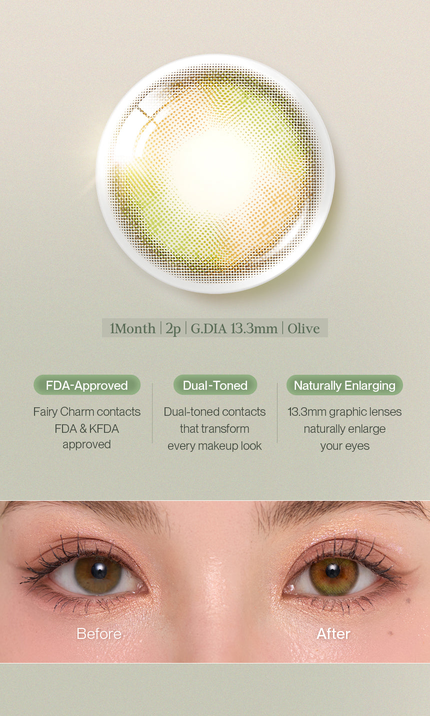 O-Lens Fairy Charm Olive | 1 Month