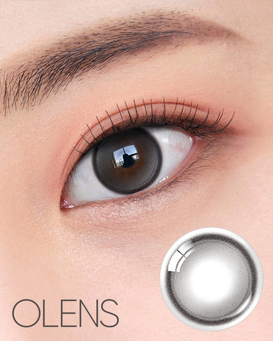 O-Lens Glowy Tear Gray | Daily 5 Pairs
