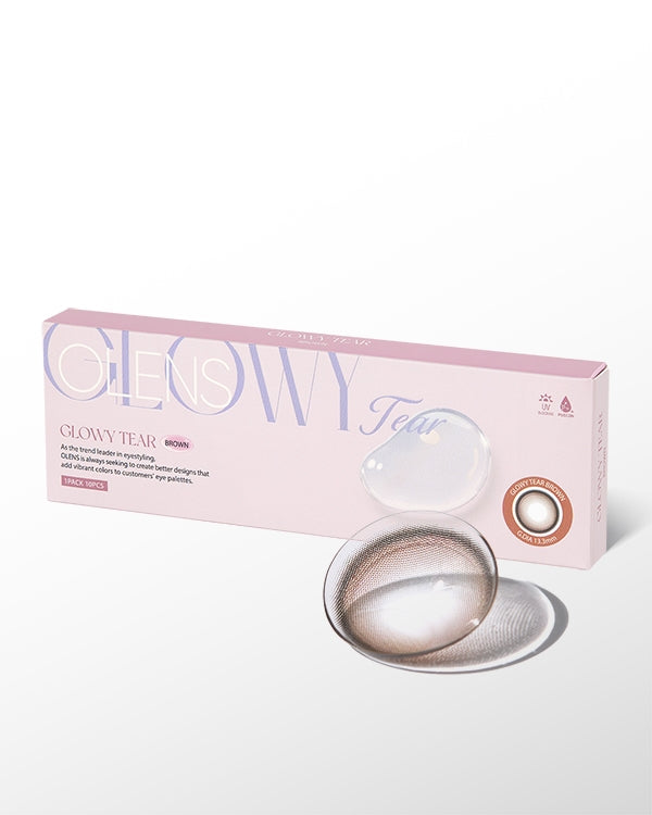O-Lens Glowy Tear Brown | Daily 5 Pairs
