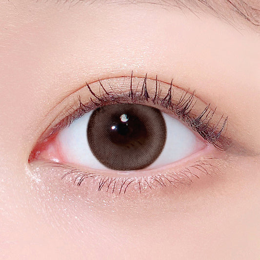 LensTown Odd I's M Pure Dark Brown | 1 Month