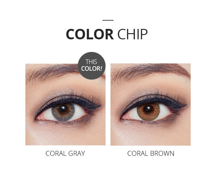 O-Lens Secriss 3Con Coral Gray | Daily 10 Pairs