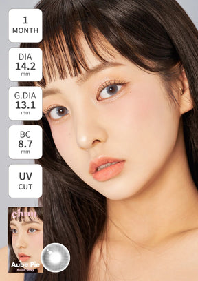 Chuu Lens Aube Pie Moon Gray | 1 Month