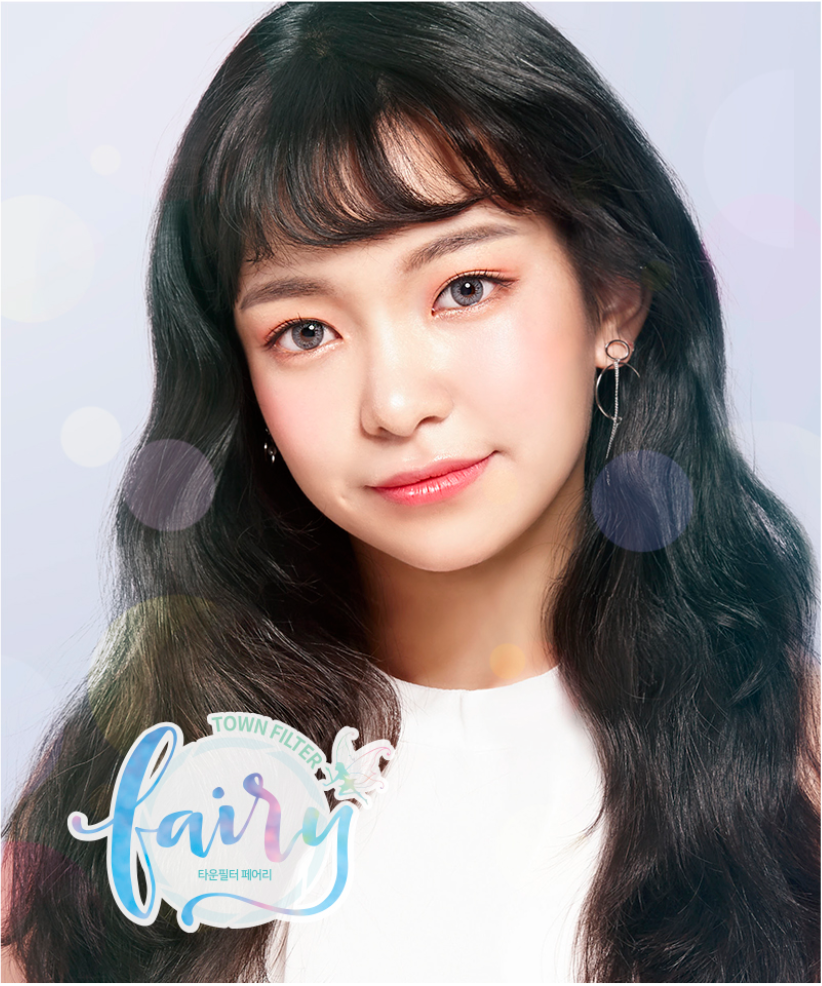 LensTown Town Filter Fairy Gray | 1 Month - STLook