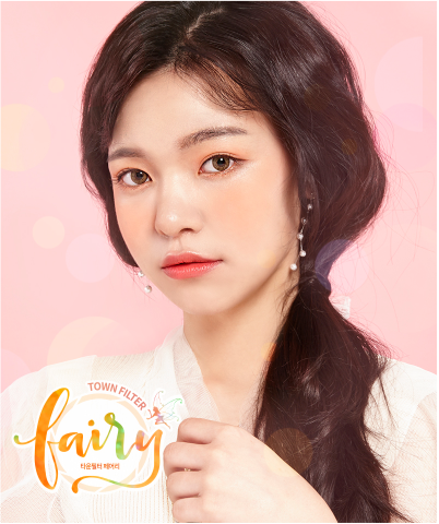 LensTown Town Filter Fairy Brown | 1 Month - STLook