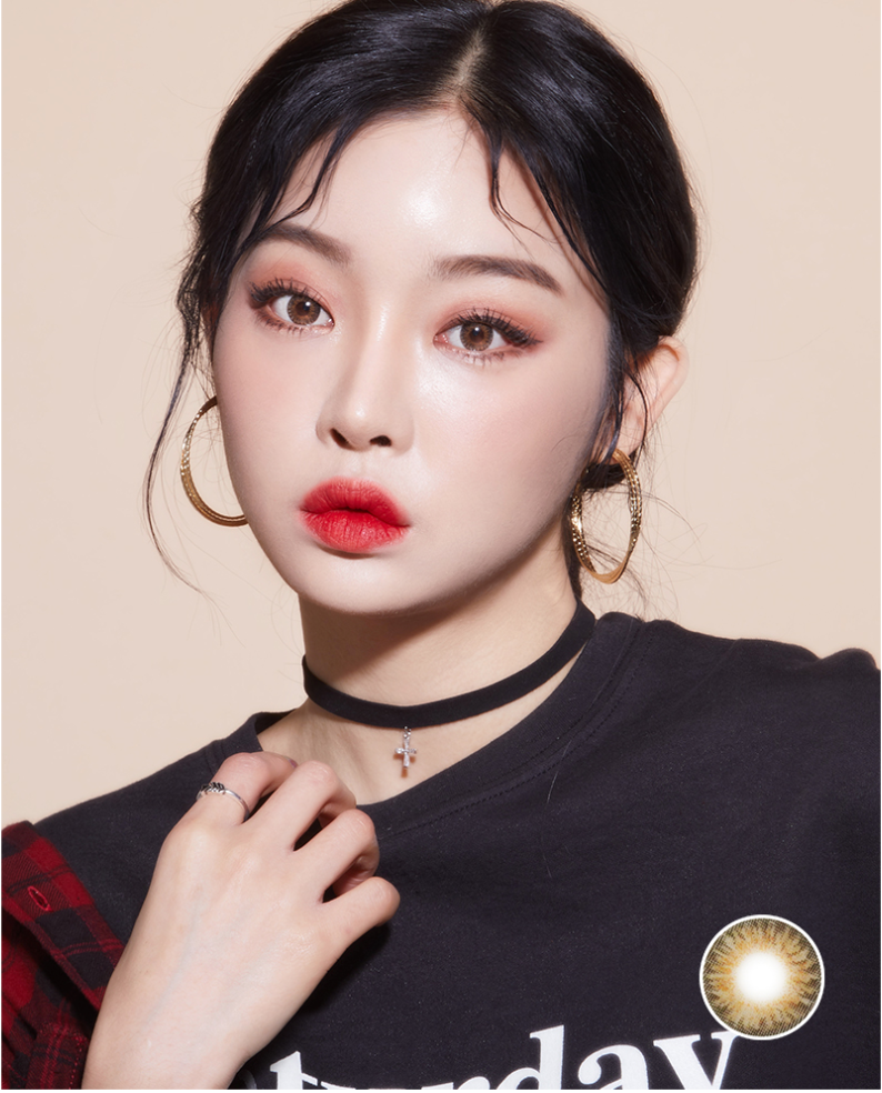 LensTown Swan Choco | 1 Month - STLook