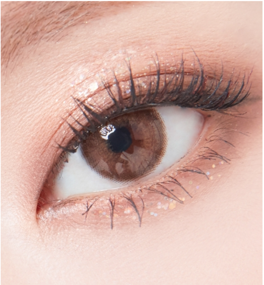 LensTown Choco Pong Edge Caramel Choco | 1 Month - STLook