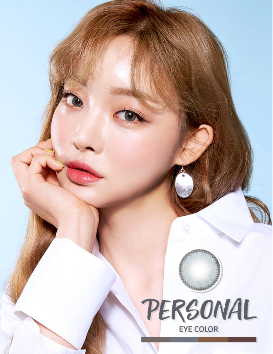 LensTown Personal Eye Color Cool Gray | 1 Month - STLook