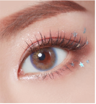 LensTown Tint Bling Unicorn Brown | 1 Month - STLook