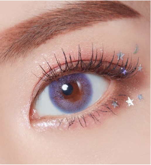 LensTown Tint Bling Unicorn Violet | 1 Month - STLook