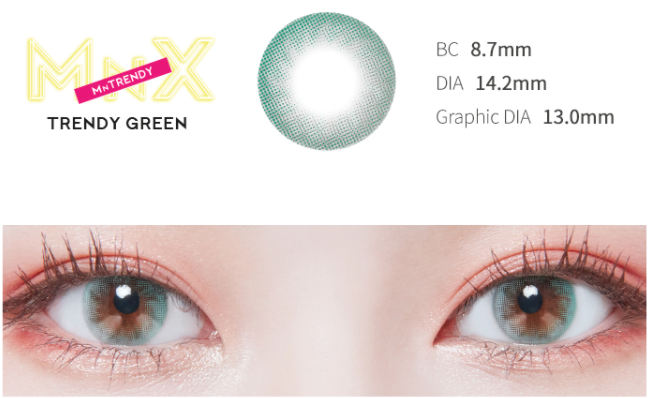 LensTown MnX Trendy Green | 1 Month - STLook
