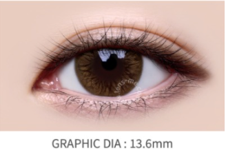 LensMe Custom Look No. 2 Brown L | 1 Month