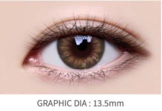 LensMe Custom Look No. 3 Brown M | 1 Month