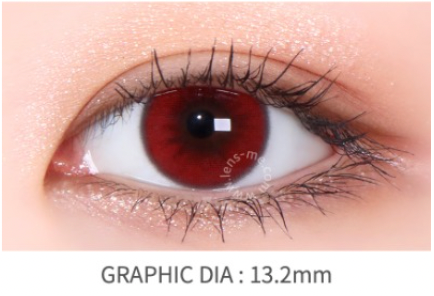 LensMe Flex Fit Deep Red | 1 Month