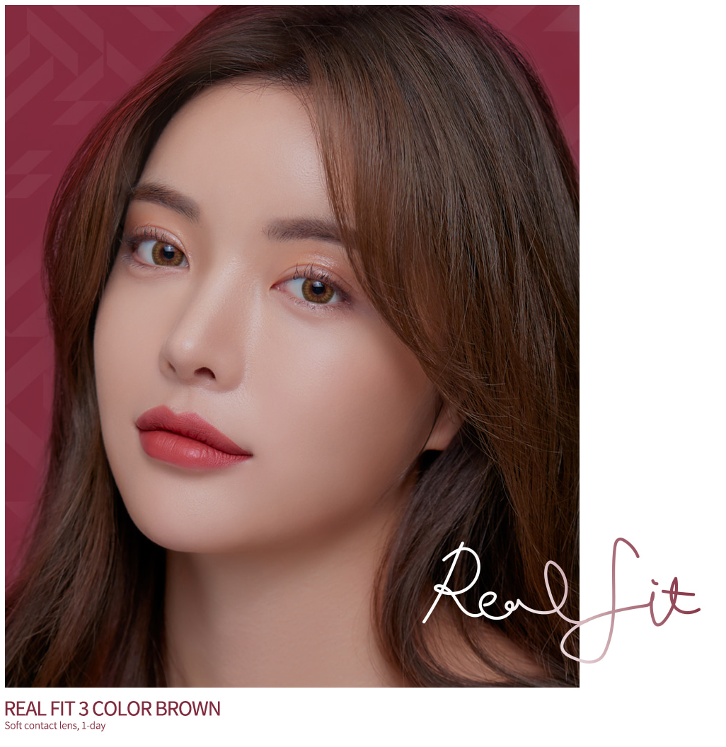 LensMe Akma Realfit 3Color Brown | Daily 15 Pairs - STLook