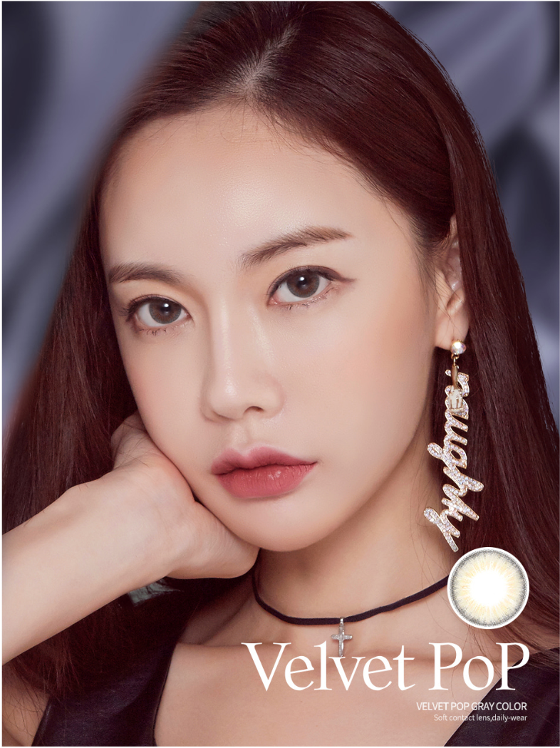LensMe Velvet Pop Gray | 1 Month