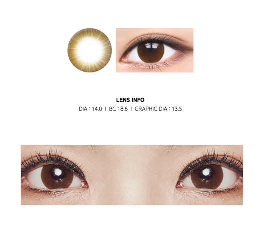 LensMe Monet 76 Brown | 2 Weeks