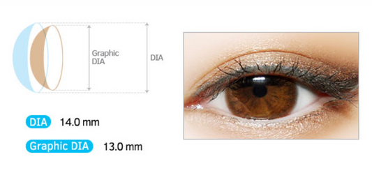 LensMe Eyeblanc Nail Brown | 1 Month - STLook