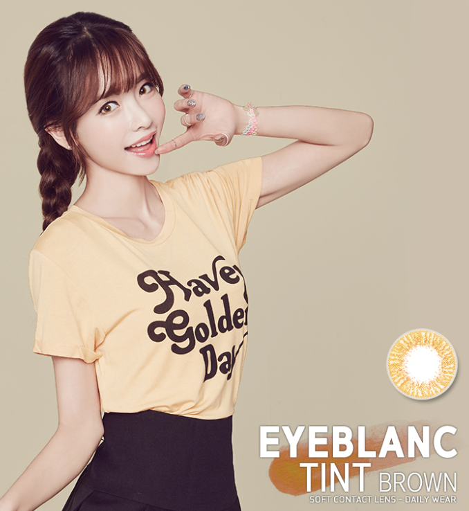 LensMe Eyeblanc Tint Brown | 1 Month - STLook