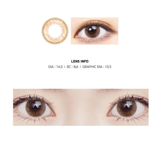 LensMe Secret Tear Brown | 1 Month