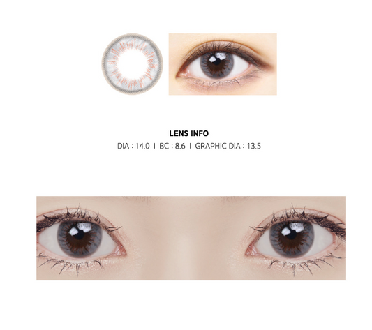 LensMe Secret Tear Gray | 1 Month