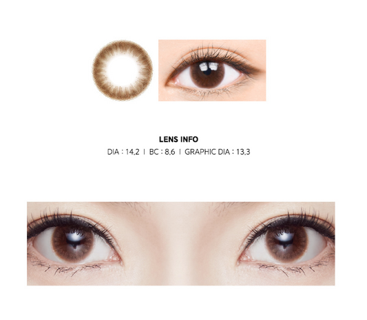 LensMe Secret Kiss Brown | 1 Month