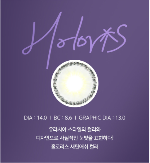 LensMe Holoris Euro Fit Satin Ash | 1 Month - STLook