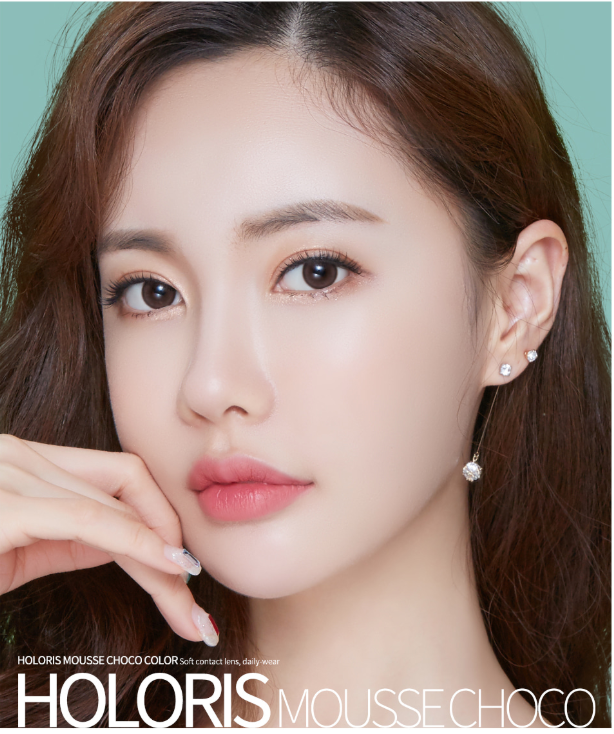 LensMe Holoris Asian Fit Mousse Choco | 1 Month - STLook