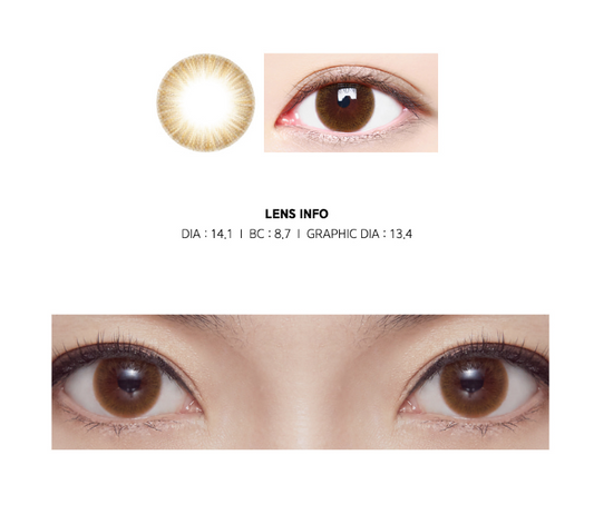 LensMe Cocktail Lagoon Brown | 1 Month - STLook