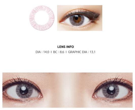 LensMe Artric 76 Rose Gray | 3 Months - STLook