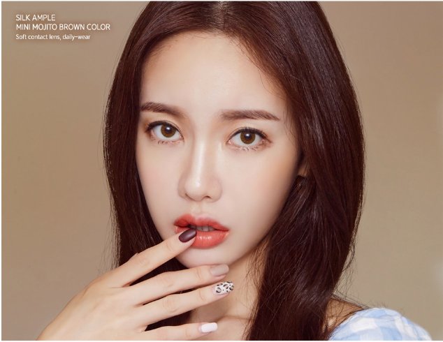 LensMe Silk Ample Mini Mojito Brown | 1 Month