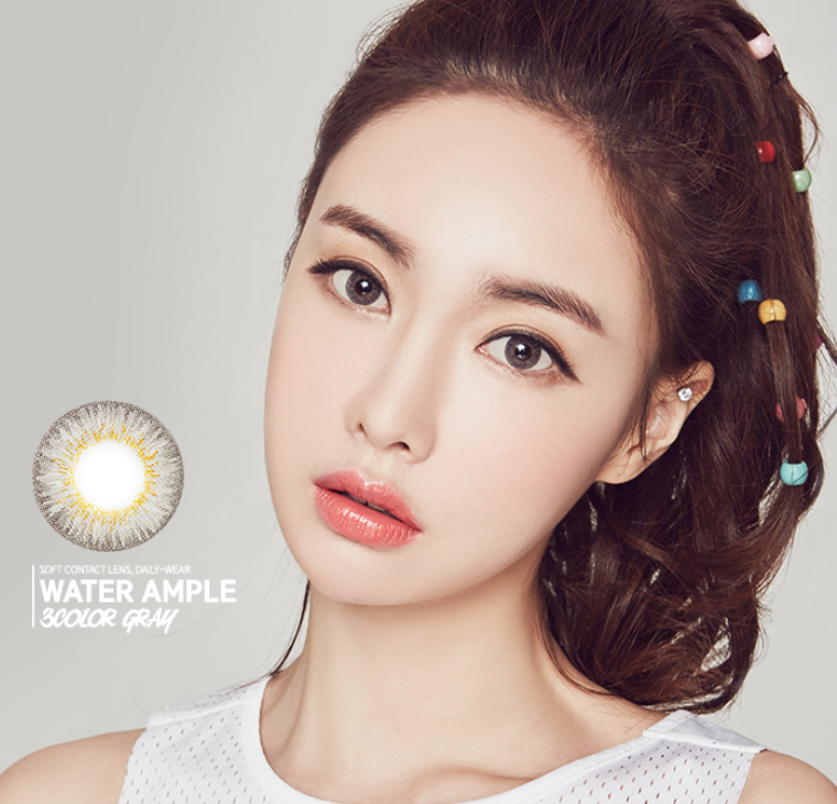 LensMe Water Ample 3Color Gray | 1 Month