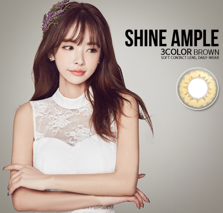 LensMe Shine Ample 3Color Brown | 1 Month