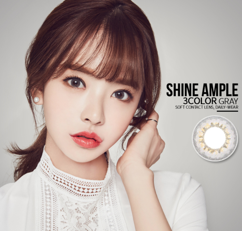 LensMe Shine Ample 3Color Gray | 1 Month