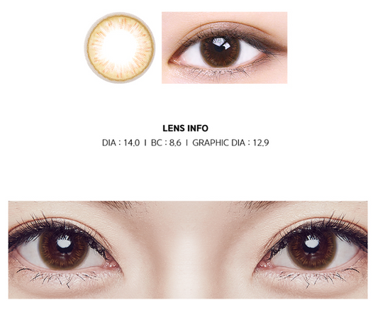 LensMe Shine Ample Mild Brown | 1 Month