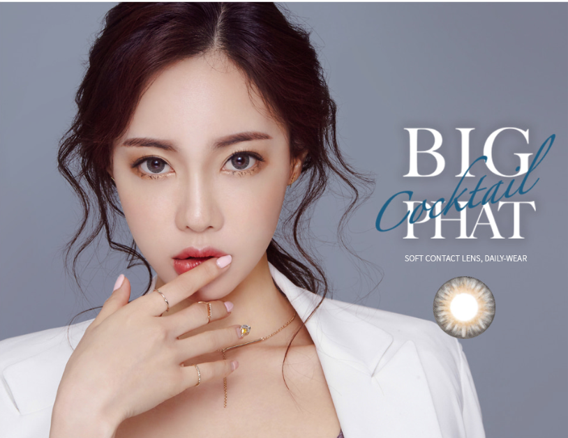 LensMe Cocktail Big Phat Gray | 1 Month - STLook