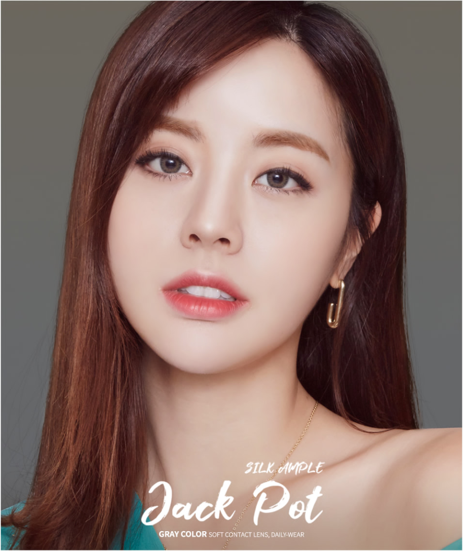 LensMe Silk Ample Jack Pot Gray | 1 Month