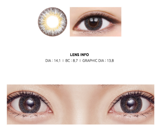 LensMe Kiss & Kill 23 Gray | 3-6 Months - STLook