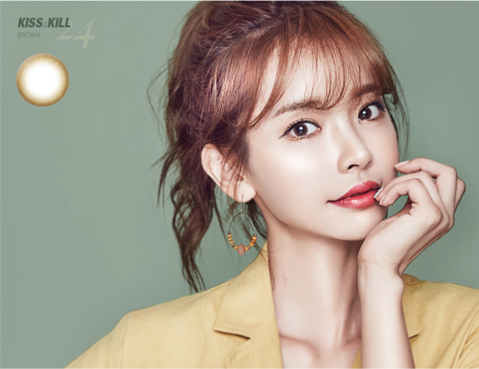 LensMe Kiss & Kill 24 Brown | 1 Month - STLook