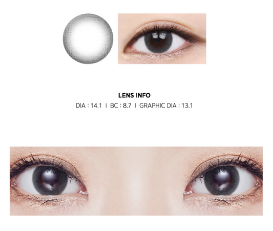 LensMe Kiss & Kill 24 Gray | 1 Month - STLook