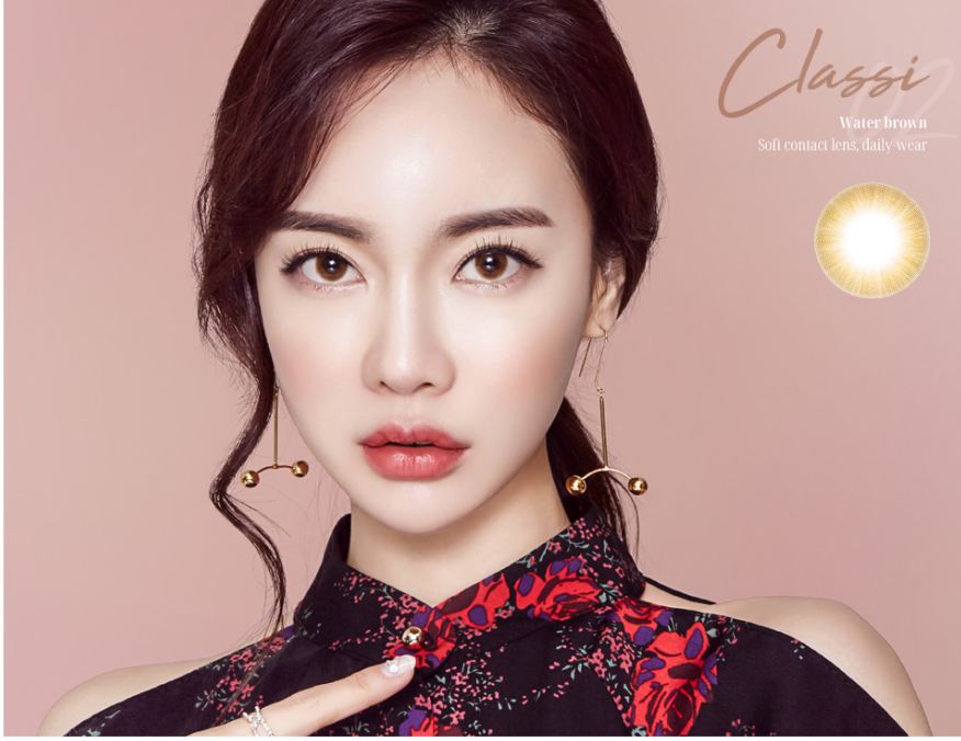 LensMe Classi Water Brown | 1 Month - STLook