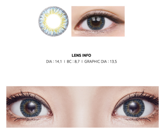 LensMe Kiss & Kill 25 Blue | 3-6 Months - STLook