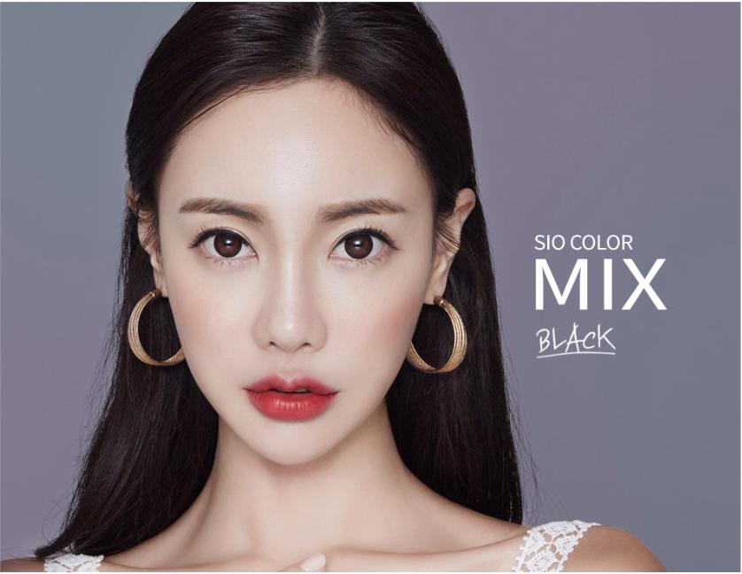 LensMe Sio Color MIX Black | 3-6 Months