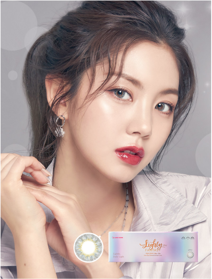 LensTown Lighly Fantasy Gray | Daily 10 Pairs - STLook