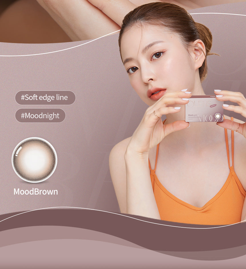 [Ready] O-Lens Toric Mood Night Mood Brown  | Astig | 1 Month