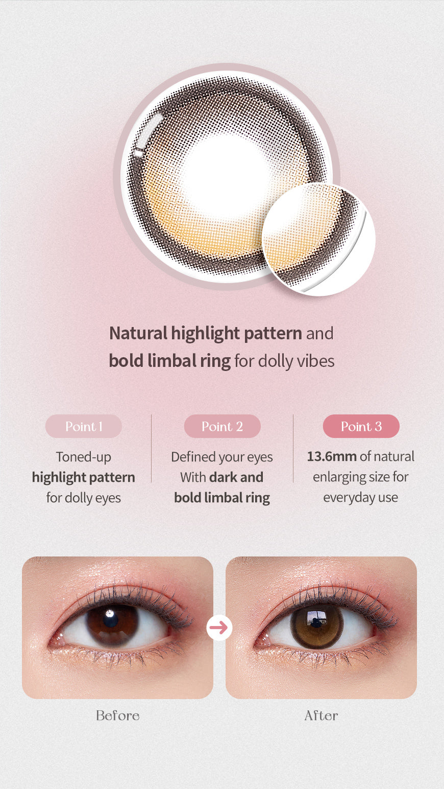 [Ready] O-Lens Big Glowy Hazel | 1 Month