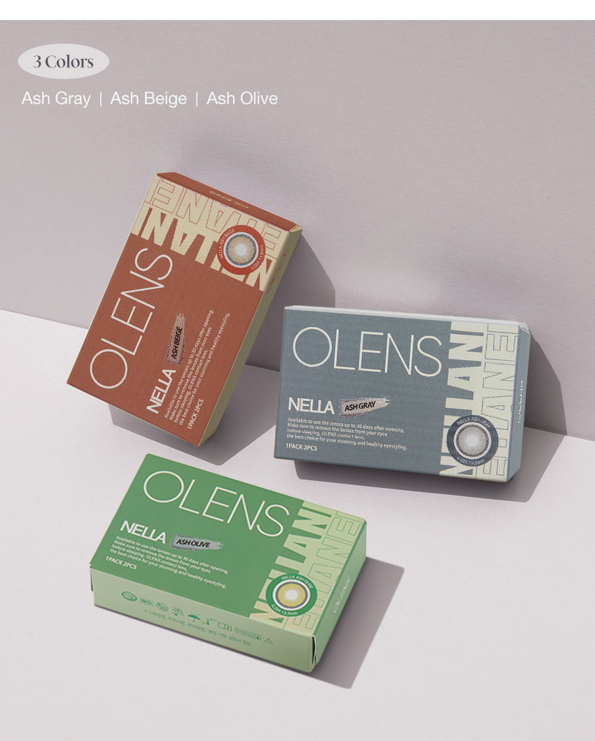 O-Lens Nella Ash Olive | 1 Month