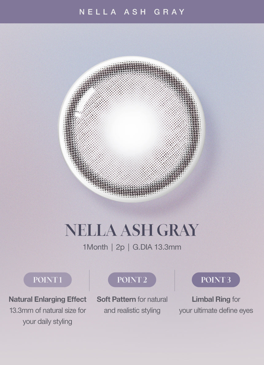 [Ready] O-Lens Nella Ash Gray | 1 Month