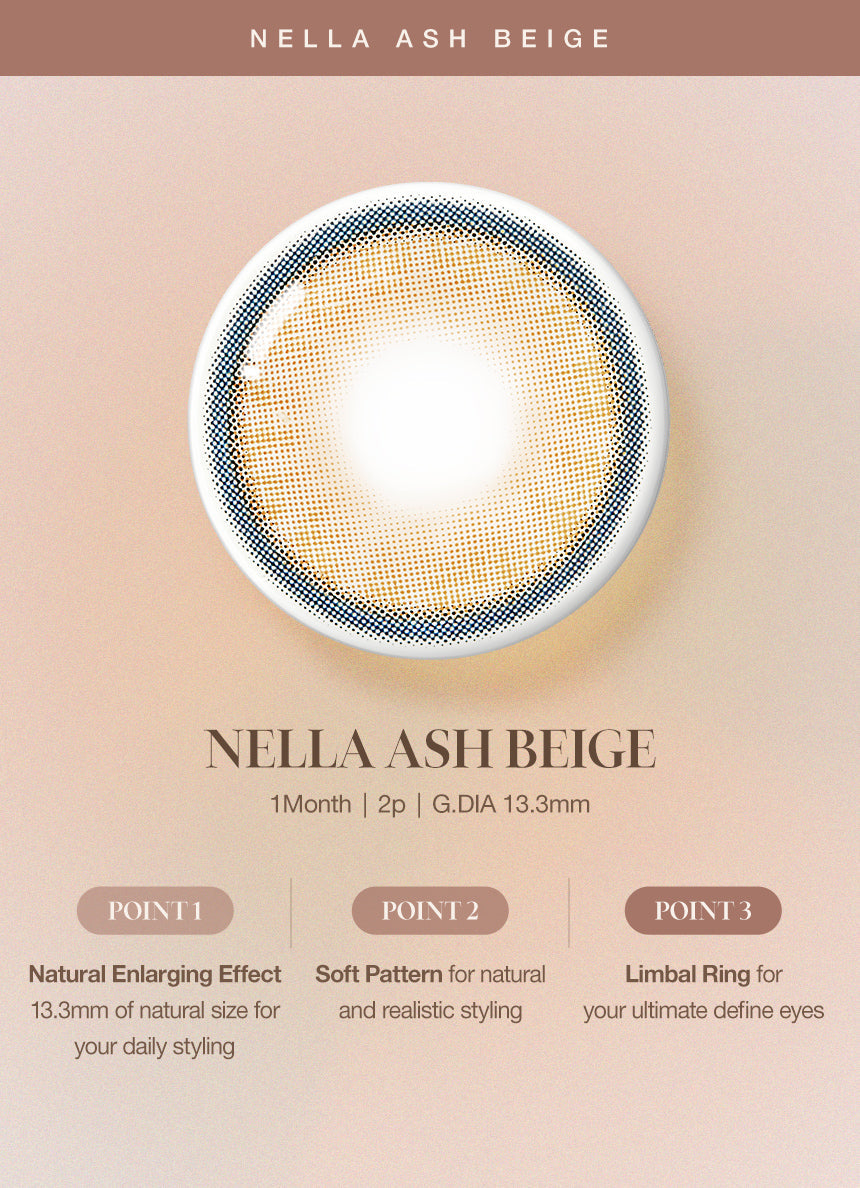 [Ready] O-Lens Nella Ash Beige | 1 Month